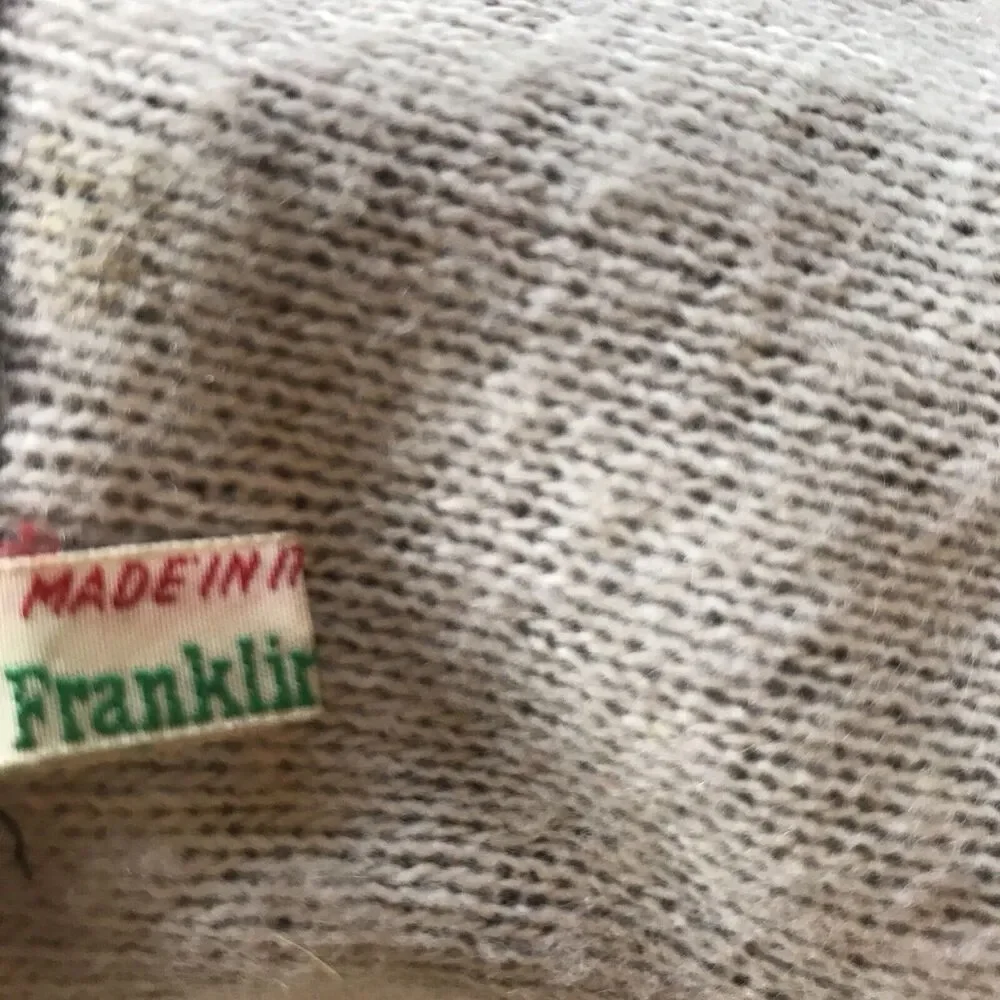 Franklin Simon womens Vintage Gloves Deep Brown Flawed-wear
